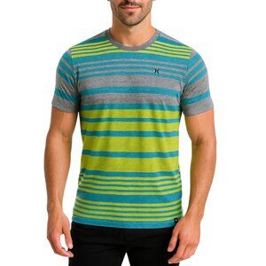 Hurley Men’s Striped T-Shirt | Size Medium